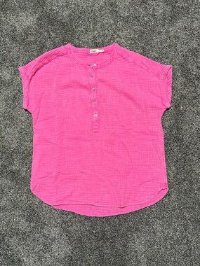 Faherty Pink Summer Top